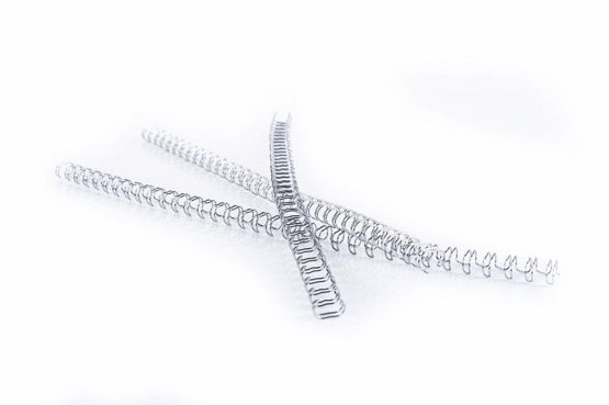PAVO A4 12.7 mm Premium Wire Binding Spines - Silver (Pack of 100)