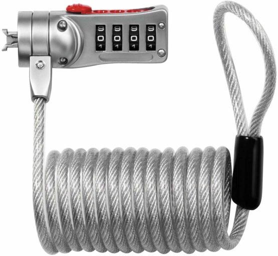 MasterLock 2120E 1.8m x 5mm Combi Computer Cable Lock