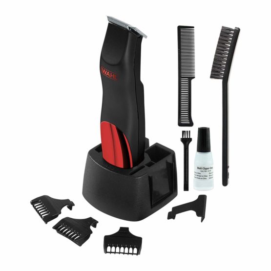 Wahl Bump Prevent Battery Trimmer, Shaver, Beard Trimmers for Men, Bump Prevent Kit, Afro Hair Trimmers, Stubble Trimming, Male Grooming Set, Battery Powered, High Carbon Steel Blades - Image 3