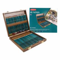 Derwent 0700643 Artists Colouring Pencils, Professional Quality, Multicolor, Set of 48 in Wooden Gift Box,