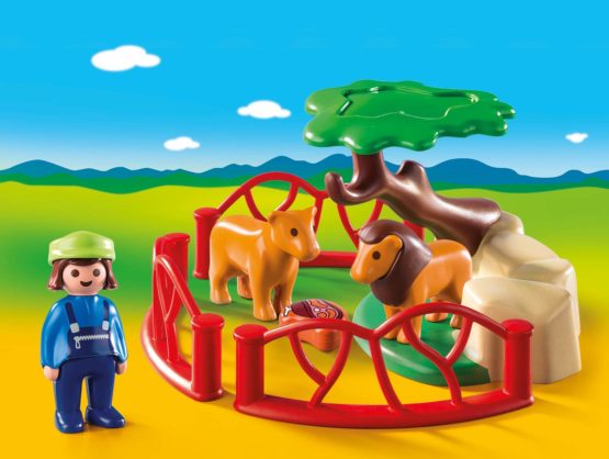 Playmobil 9378 1.2.3 Lion Enclosure with Cave - Image 4