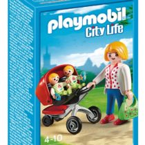 Playmobil 5573 City Life Mother with Twin Stroller