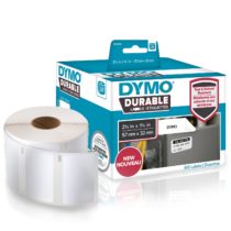 DYMO LW Durable Industrial Labels for LabelWriter Label Printers, White Poly, 57 x 32 mm, Roll of 800 (1933084)