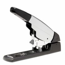 Rexel Apollo Heavy Duty Stapler, 200 Sheet Capacity, Uses Rexel No.23/8 staples, Metal Body, Silver/Black, 2100921