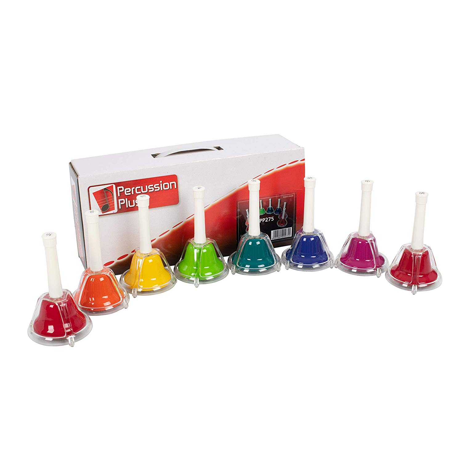 Percussion Plus PP275 Combi Bells Set of 8, Multicolor, multi-colored