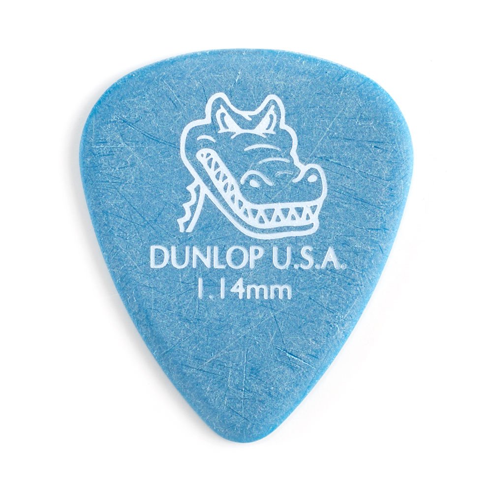 Jim Dunlop 417P1.14 Gator Standard Guitar Pick Player Pack (Pack of 12), Blue, 1.14mm - Image 2