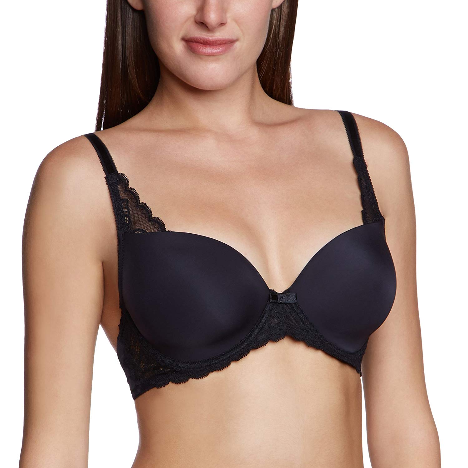 Triumph Women's Amourette Spotlight WHP X Everyday Bra, Black, 36DD