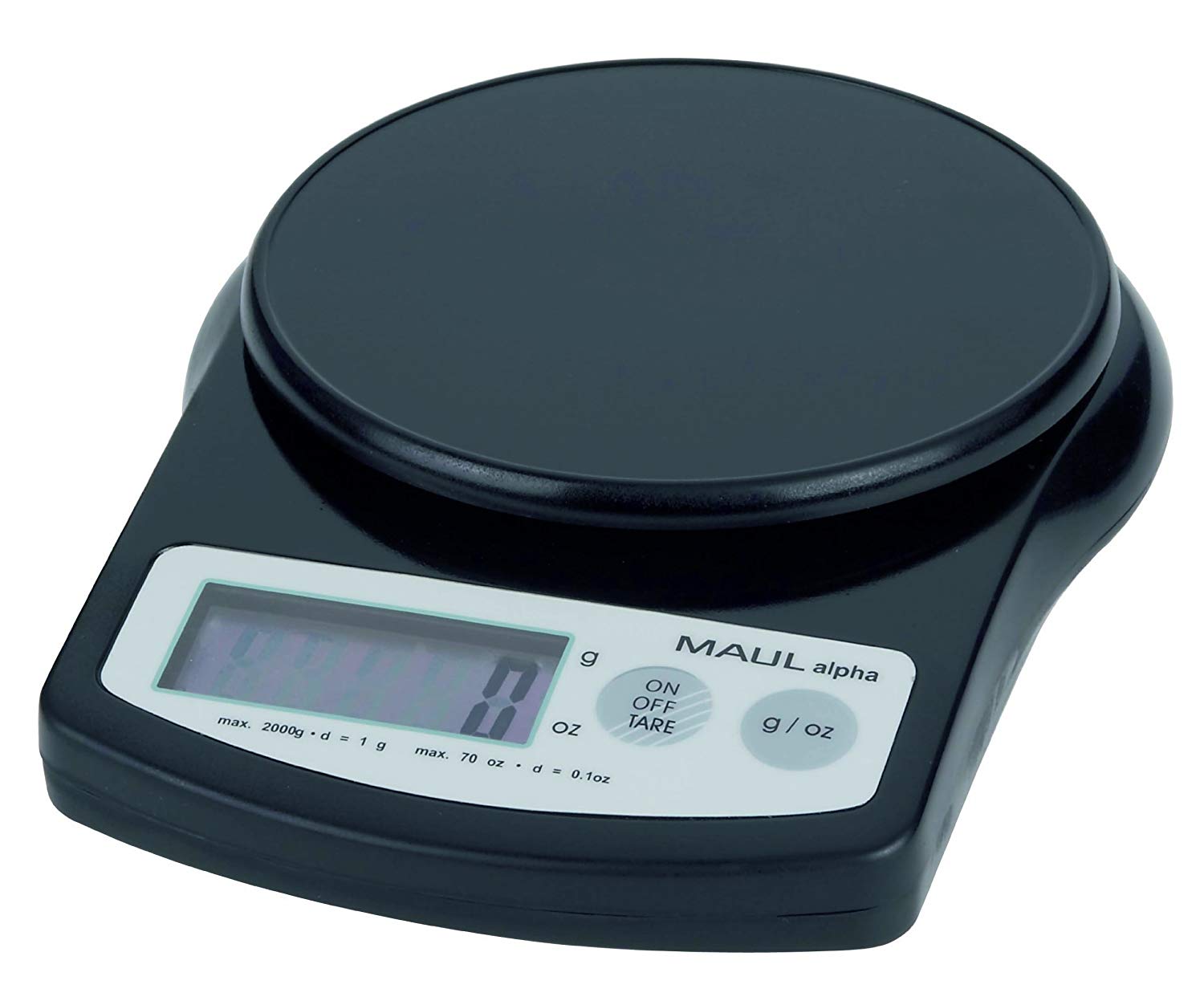 MAULalpha Letter Scales with, black, 2000 g