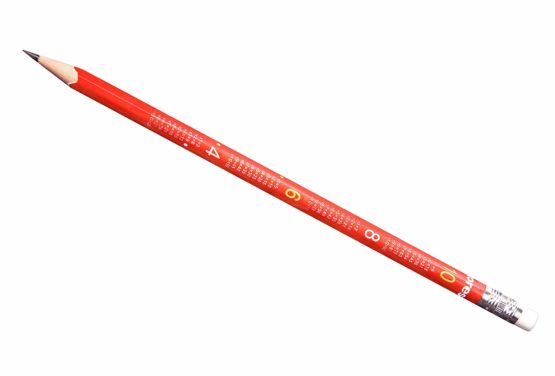 Kores - Mathmagic: HB Graphite Pencils for Kids with Soft Lead, Eraser Tip and Multiplication Table, Triangular Shape, School and Office Supplies for Writing, Drawing and Sketching, Pack of 12 - Image 2