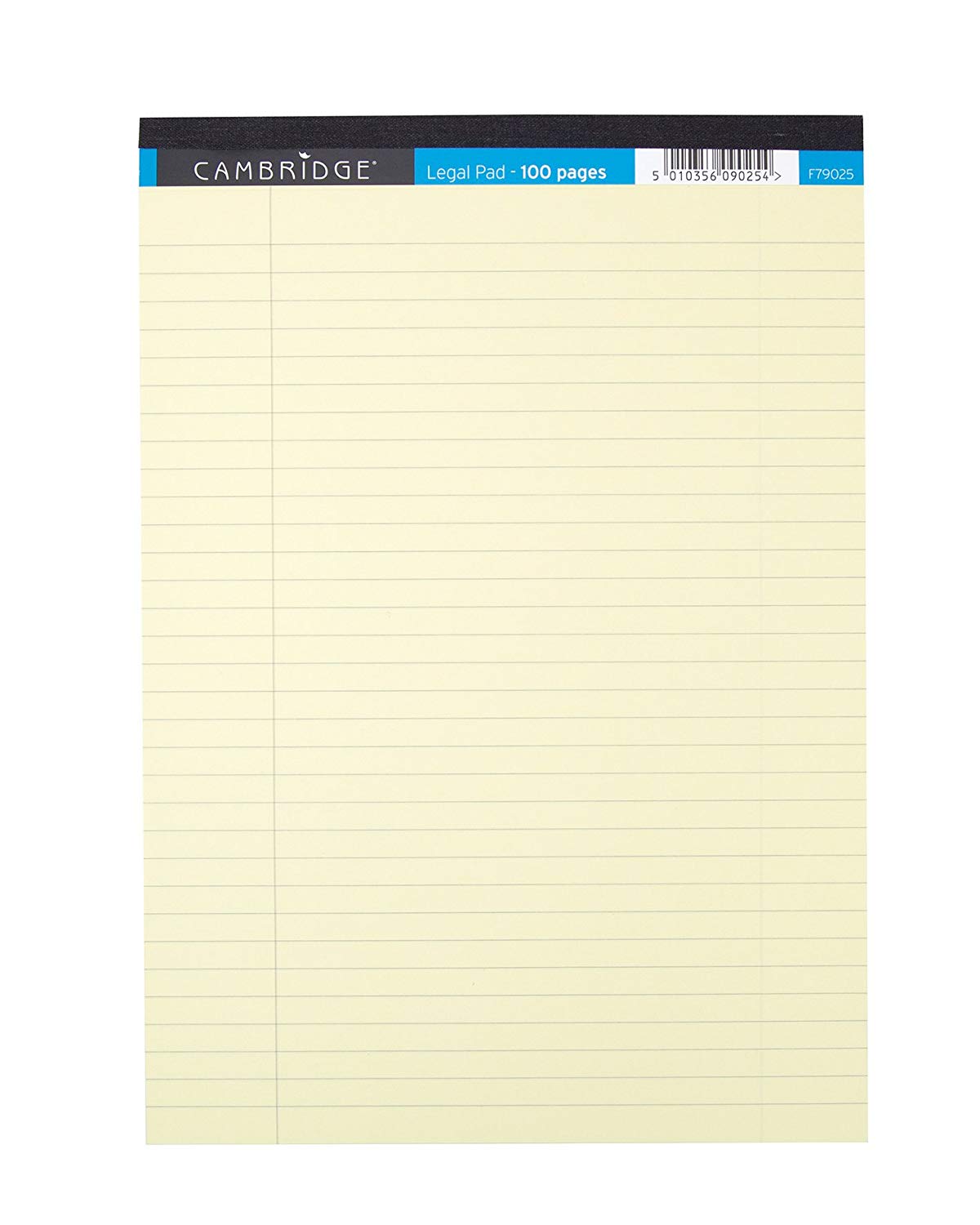 Cambridge Everyday A4 Legal Pads, Yellow (Pack of 10), Pack 10