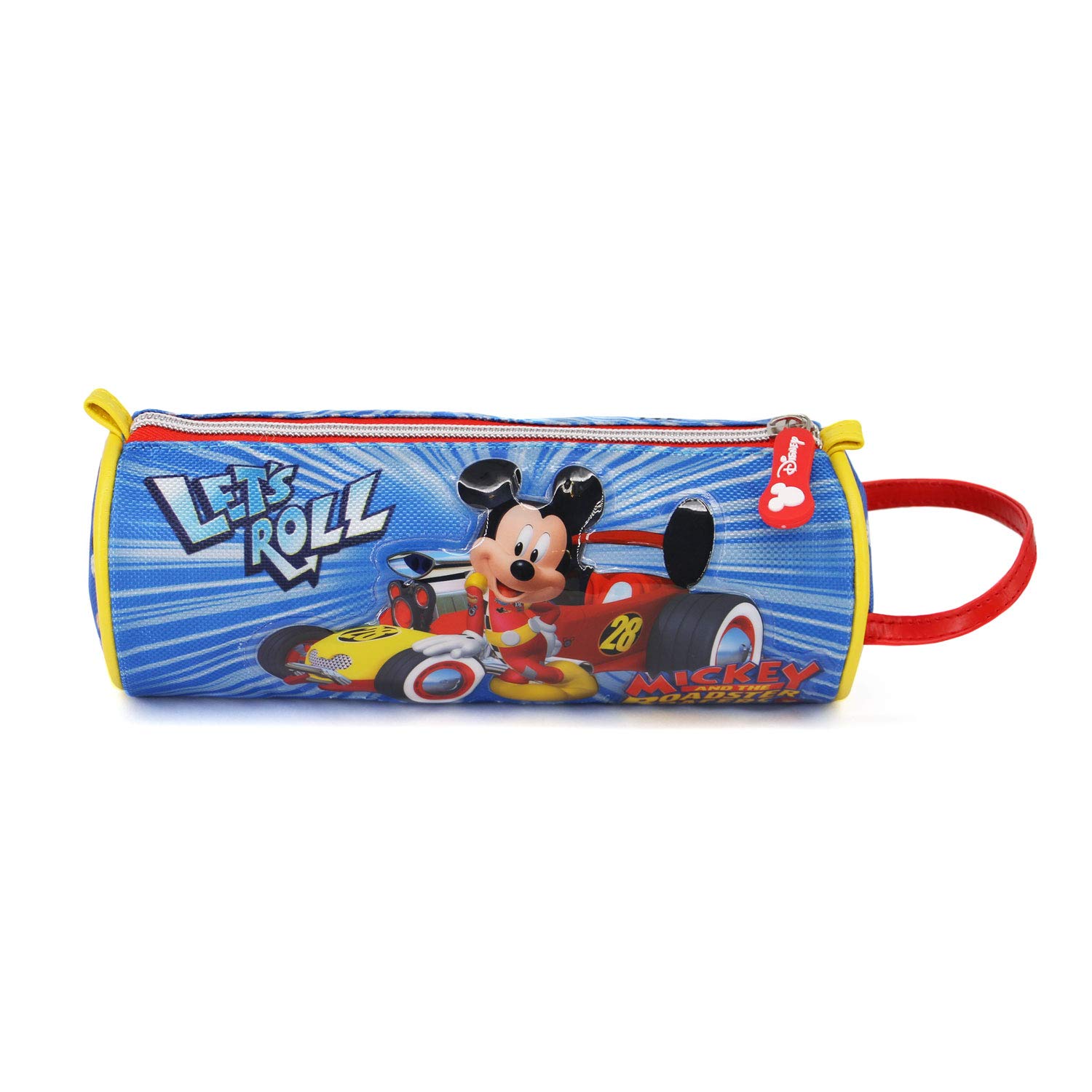 Disney Mickey Mouse Racers-Cylindrical Pencil Case, Blue, 22 x 9 cm - Image 2