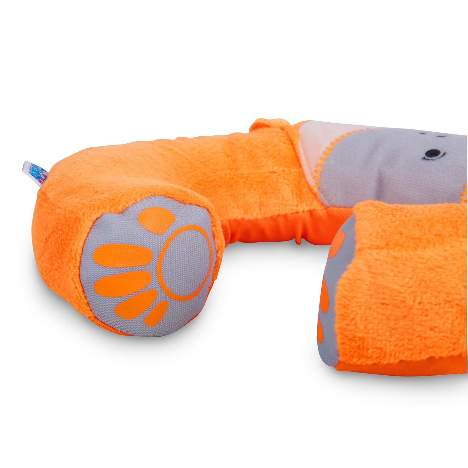 Trunki Kid's Travel Neck Pillow And Chin Rest, Mylo Monkey (Orange) - Image 4