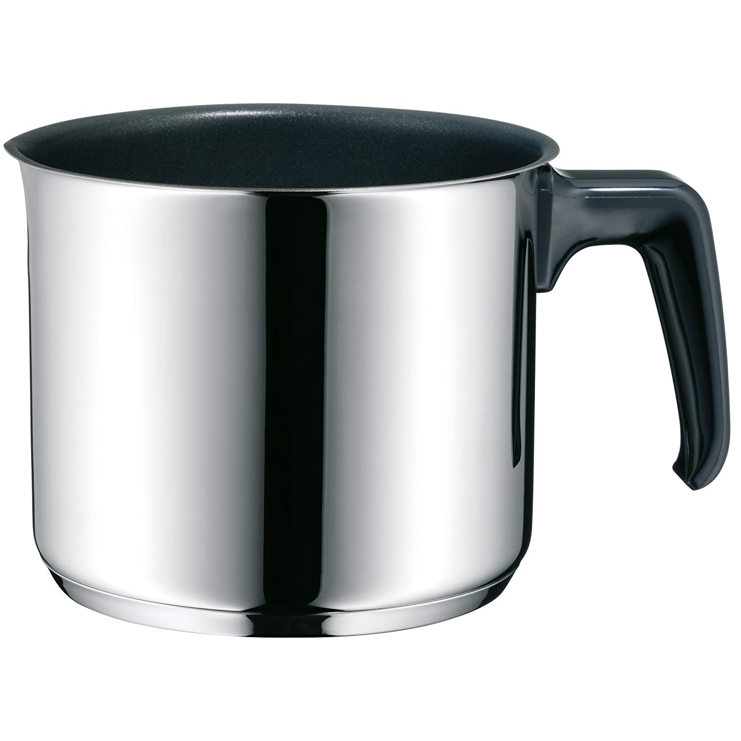 WMF 797819041 milk pot diameter 14 cm approx. l pouring rim Cromargan stainless steel brushed suitable for all stove tops including induction dishwasher-safe