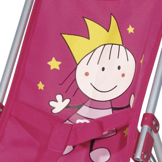 Bayer Design 30182AA Dolls Buggy, Umbrella Stroller, Pram for Toddler, Foldable, Double Wheels, Stable, Pink, 1 Count (Pack of 1) - Image 3