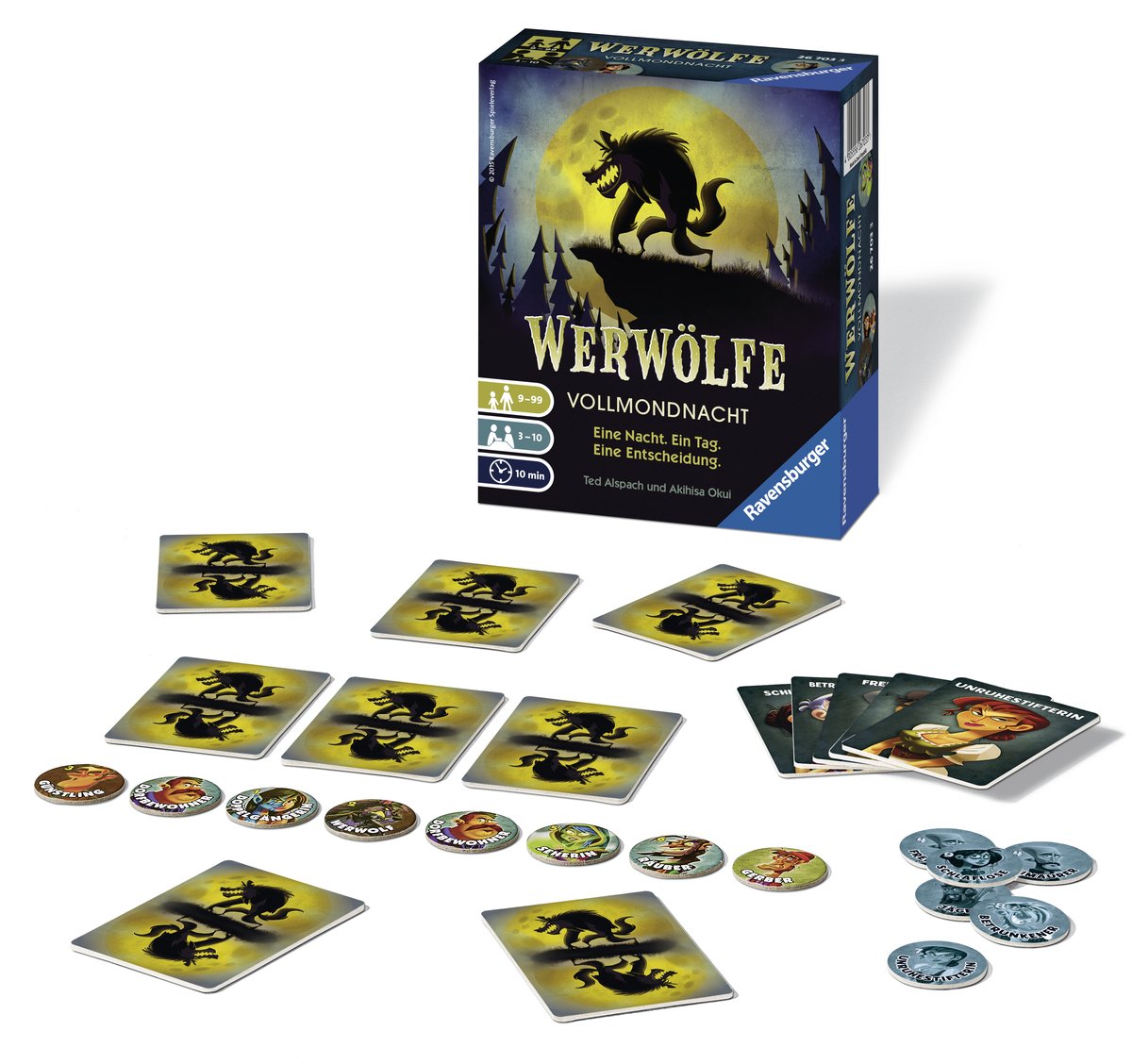 Ravensburger 26703 3 "Werewolves Full Moon Night Game,Blue - Image 2