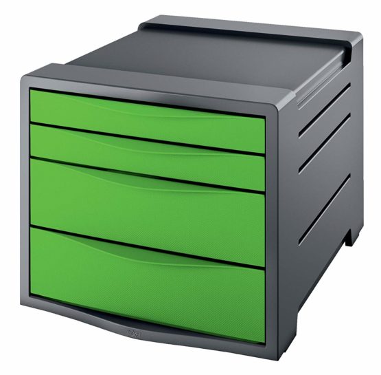 Rexel Choices, 2115612, 4 Drawer Cabinet, A4, Green