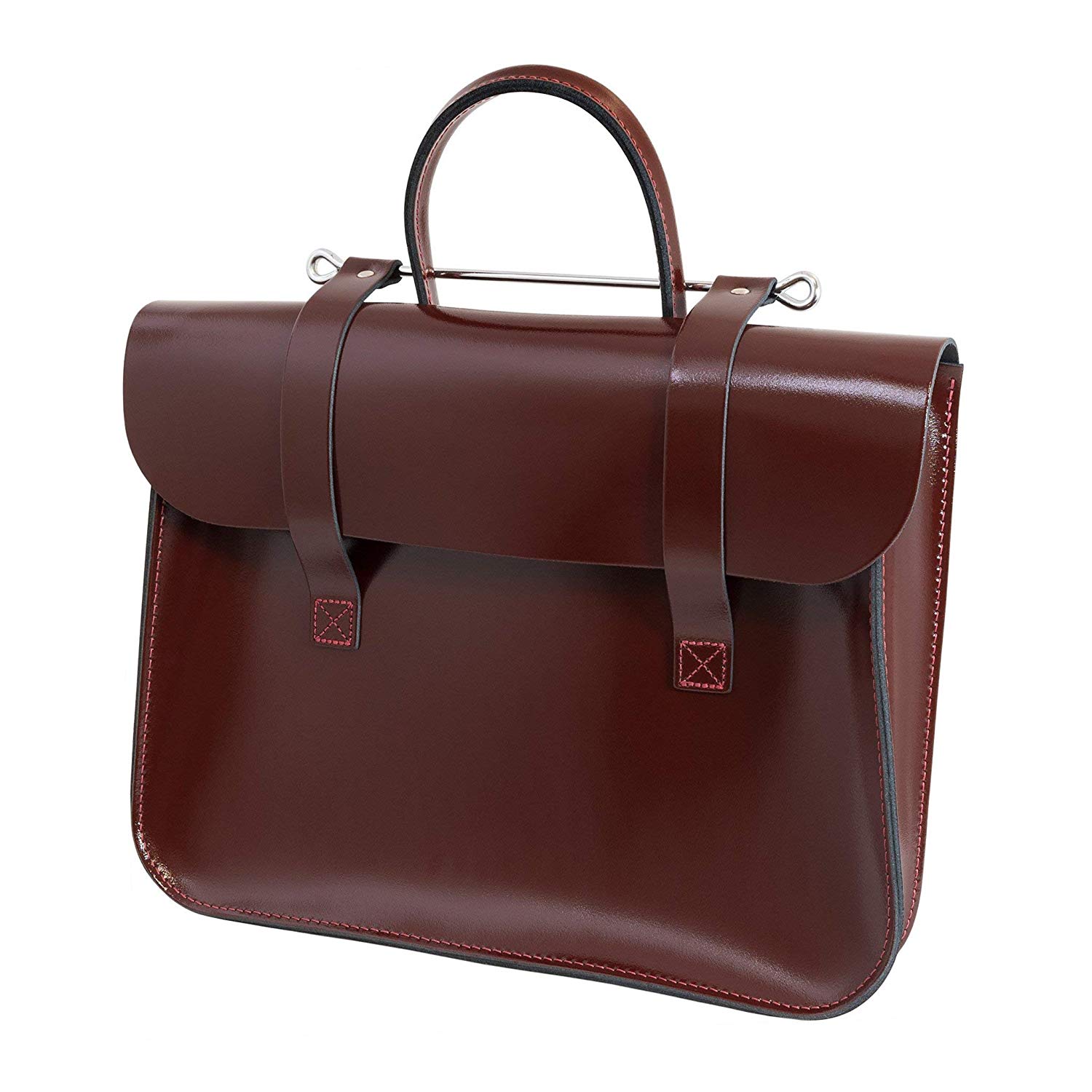 Oxford Traditional Leather MC1-W Music Case - Wine