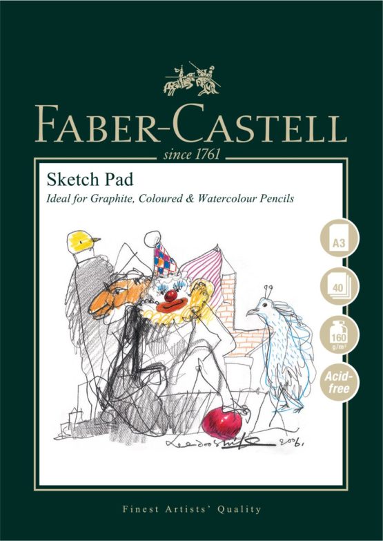 Faber-Castell - Creative Studio A3 A&G Sketch Pad - 40 Sheets Per Pad - A3 Paper Pad for Sketching, Arts and Crafts & More - Ideal to Complete Your Craft Box - A3 Craft Paper - Art & Craft Supplies