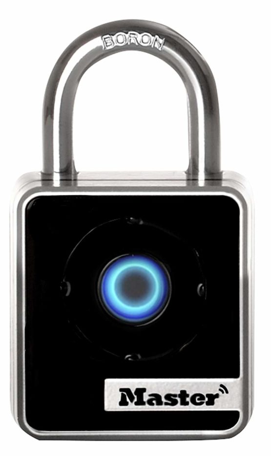 MASTER LOCK Bluetooth Smart Padlock [Indoor] [Bluetooth Access or Directionnal Code] 4400EURD - Best Used for Cabinets, Indoor Storage Lockers, School Lockers and More