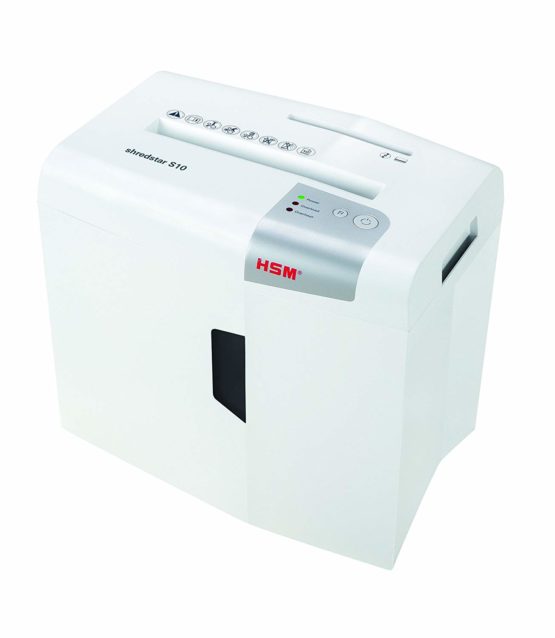HSM Shredstar S10 Shredder Strip Cut 6 mm White/Silver