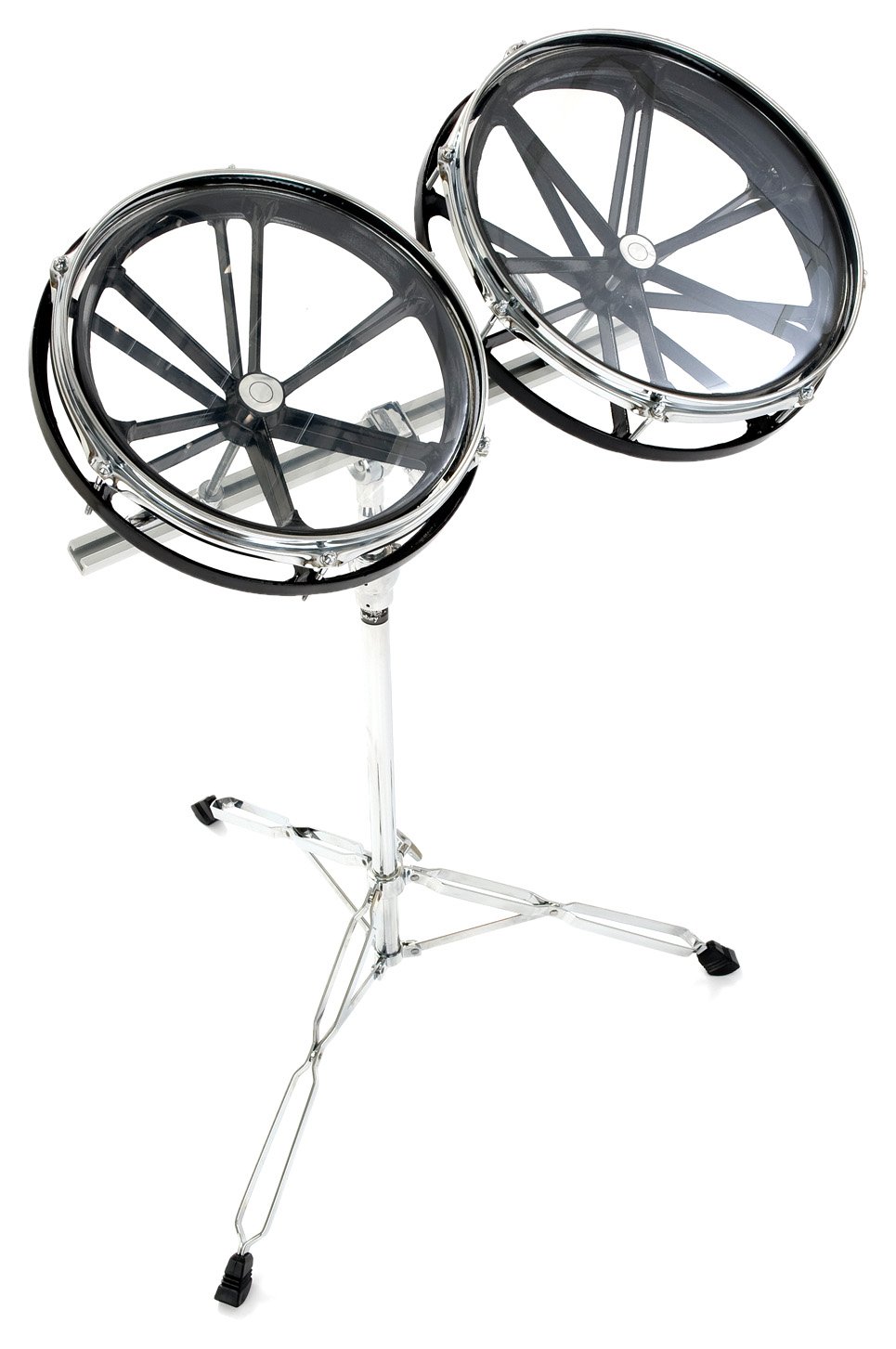 Percussion Plus PP692 12 inch Rotodrum, metallic silver