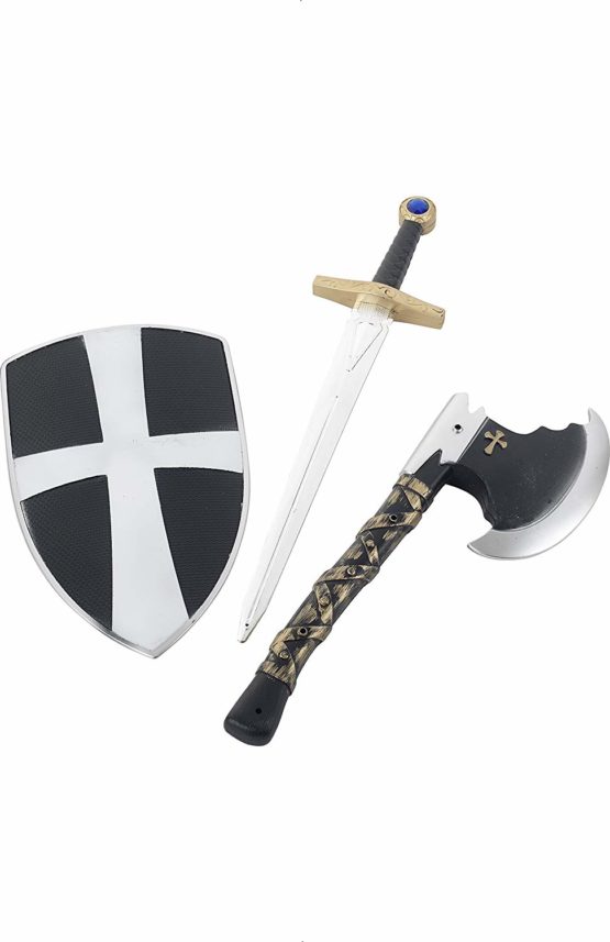 3 Piece Crusader Set, with Shield, Sword - Image 2