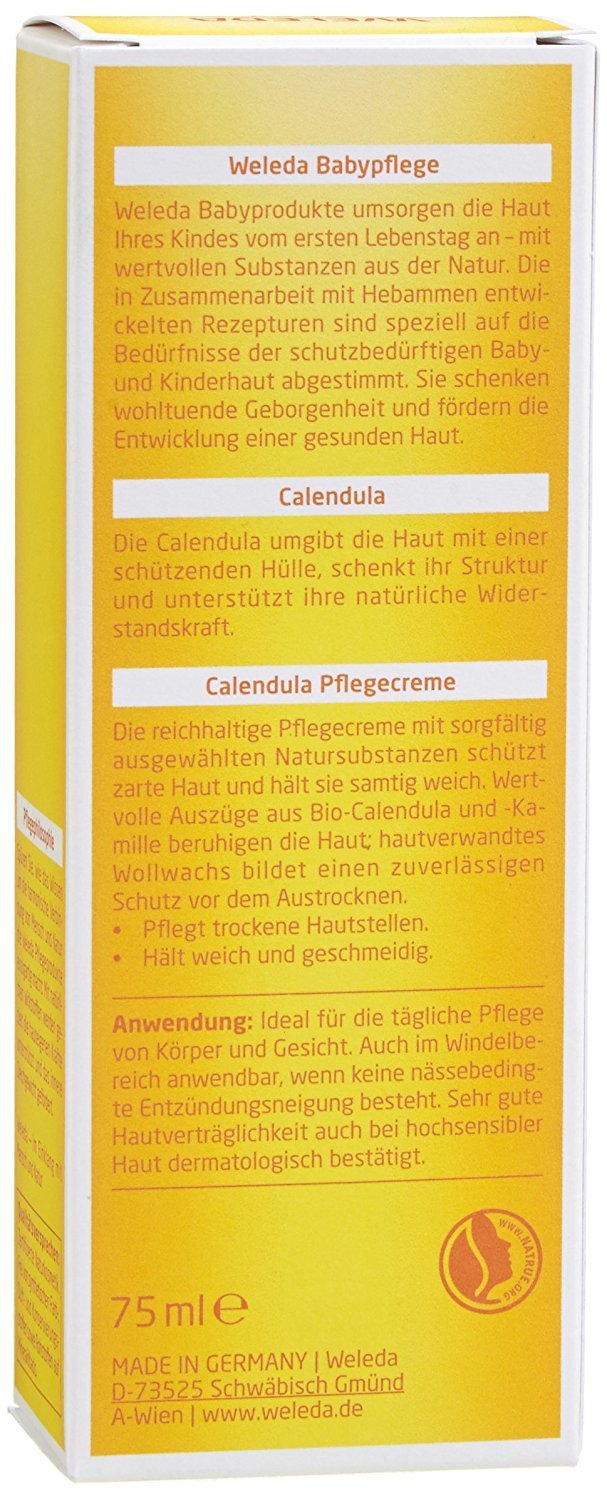 Weleda Calendula Nappy Change Cream - 75ml, 75 ml (Pack of 1) - Image 2