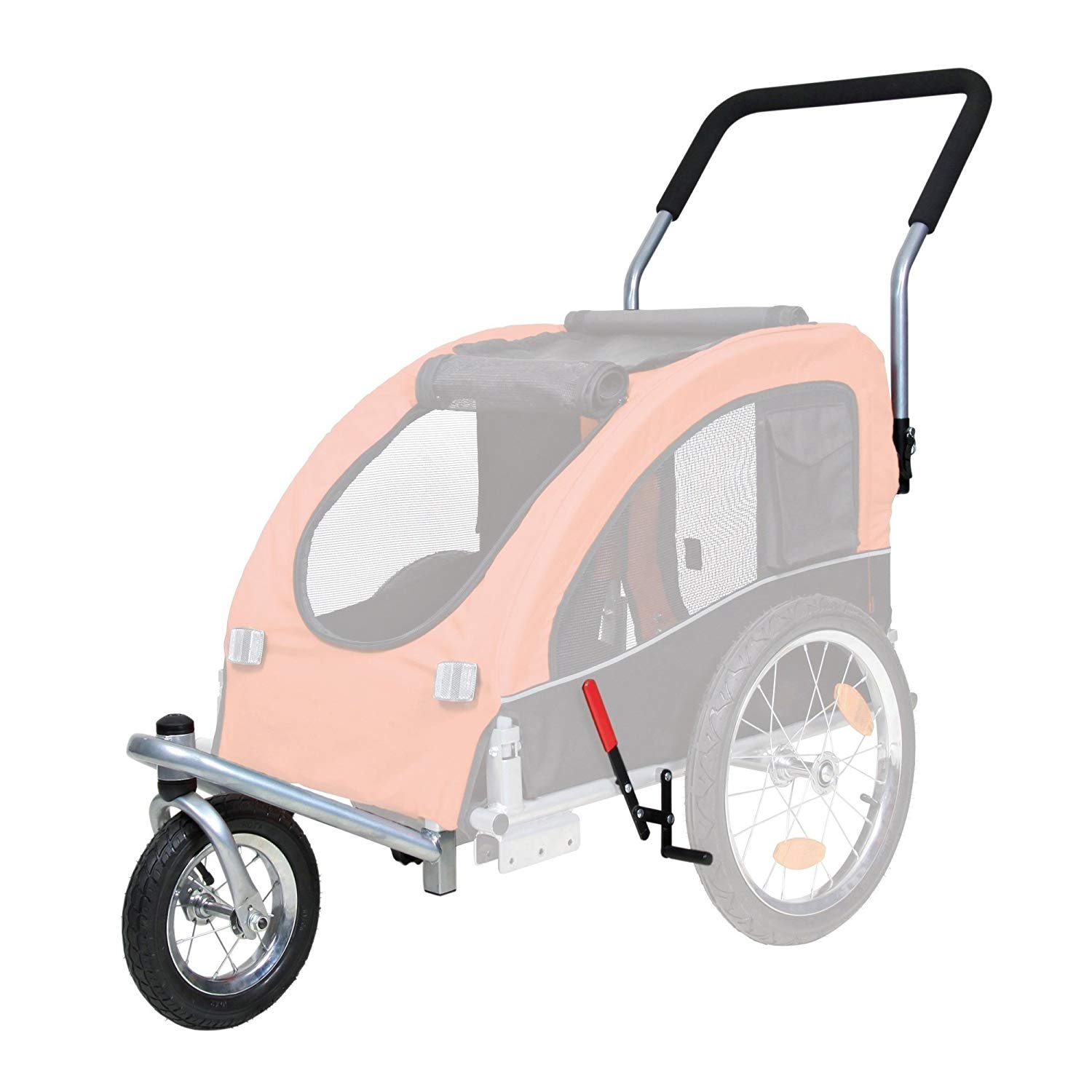 Trixie Conversion Kit for Jogging Buggy, Silver / Black, M