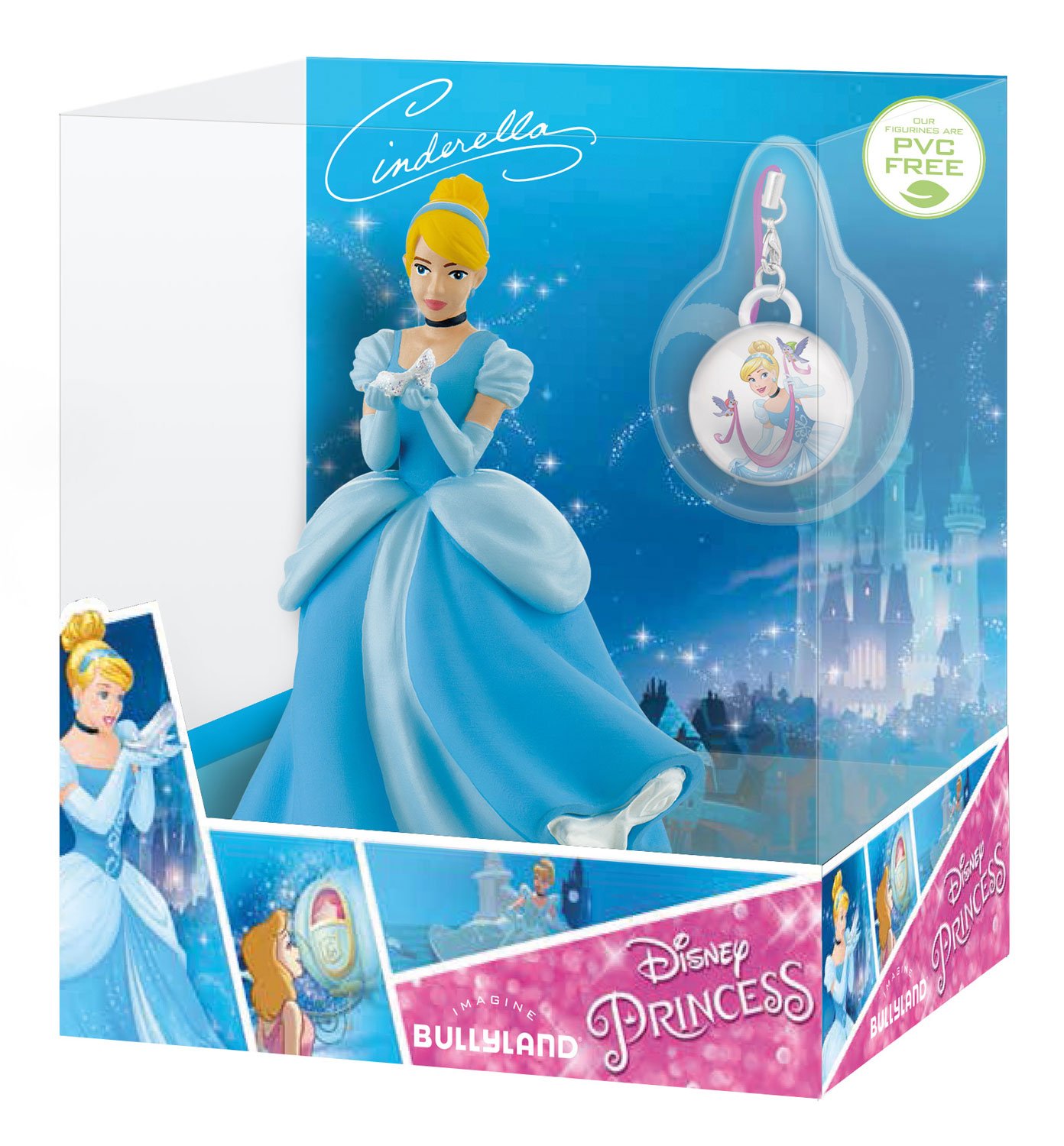 Bullyland 13419 figure Disney Cinderella - Cinderella with Charm, Weiß