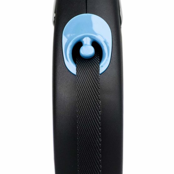 flexi Design Retractable Lead, Medium, 5 m, Black/Blue - Image 3