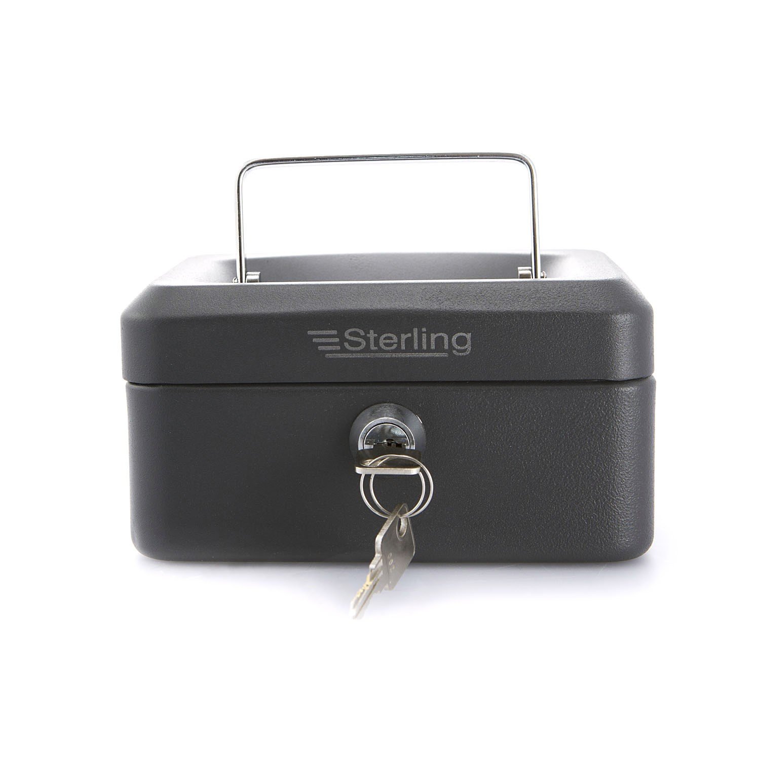 Burg-Wachter 6" Cash Box - Black, 152 x 80 x 115, CB01BK