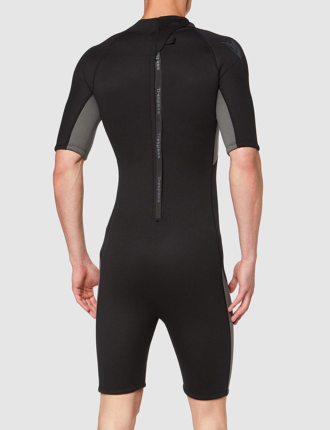 Trespass Mens Wetsuit Short Sleeved Black Neoprene for Diving Surfing Scuba, XXS - Image 3