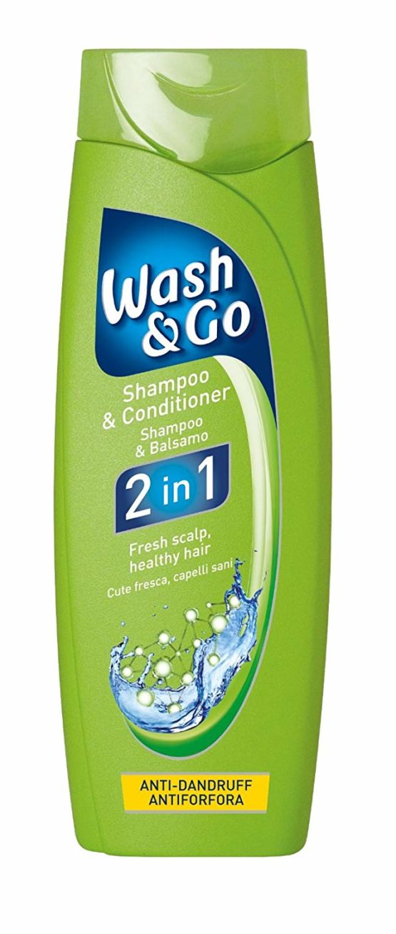 Wash & Go 2 in 1 Anti-Dandruff Shampoo and Conditioner X 9 bottles