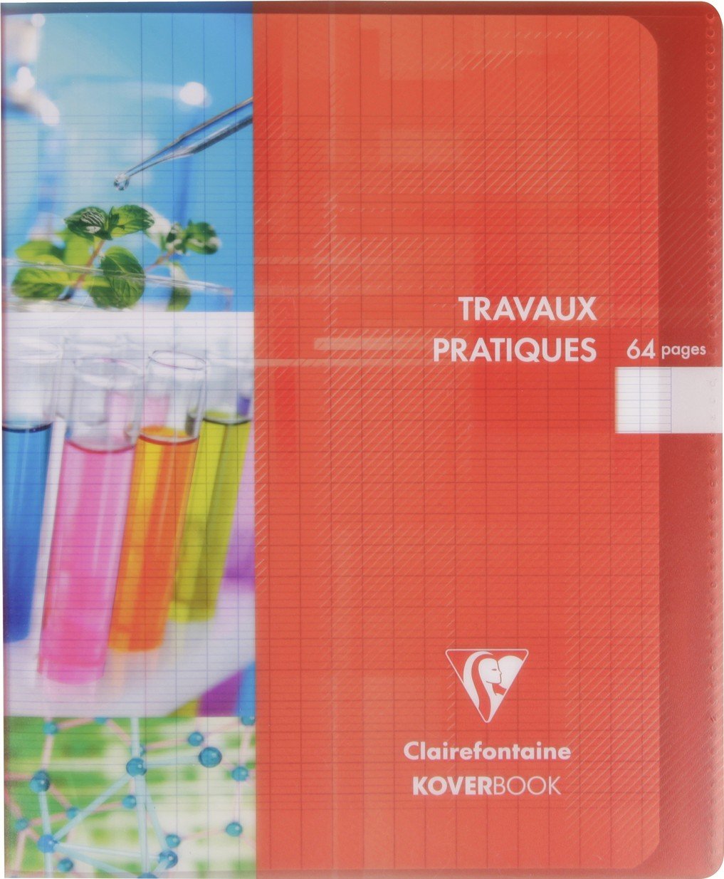 Clairefontaine 950420C, Koverbook Stapled Practical Work Notebook, 17x22cm, 64 Pages Seyes Ruled Pages 90g White Plains 125g - Image 2