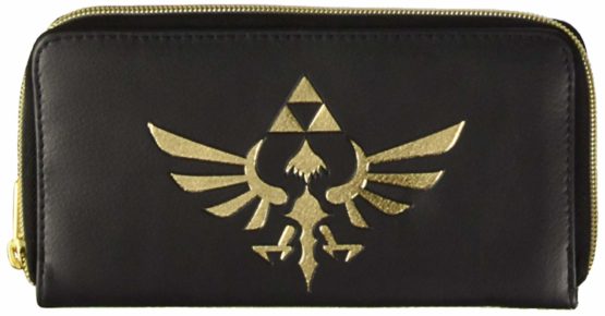 Legend of Zelda Ladies Triforce Logo Zip Around Wallet/Purse