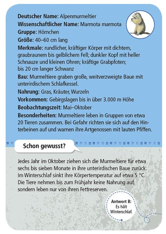 moses. Expedition Natur – 50 native animals and plants in the mountains, determination cards in a set, with exciting quiz questions - Image 3