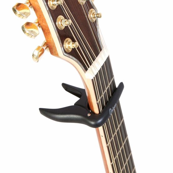 Ortega Curved Capodaster OCAPOCV-SBK for Curved Fretboards - Satin Black Finish - Image 2