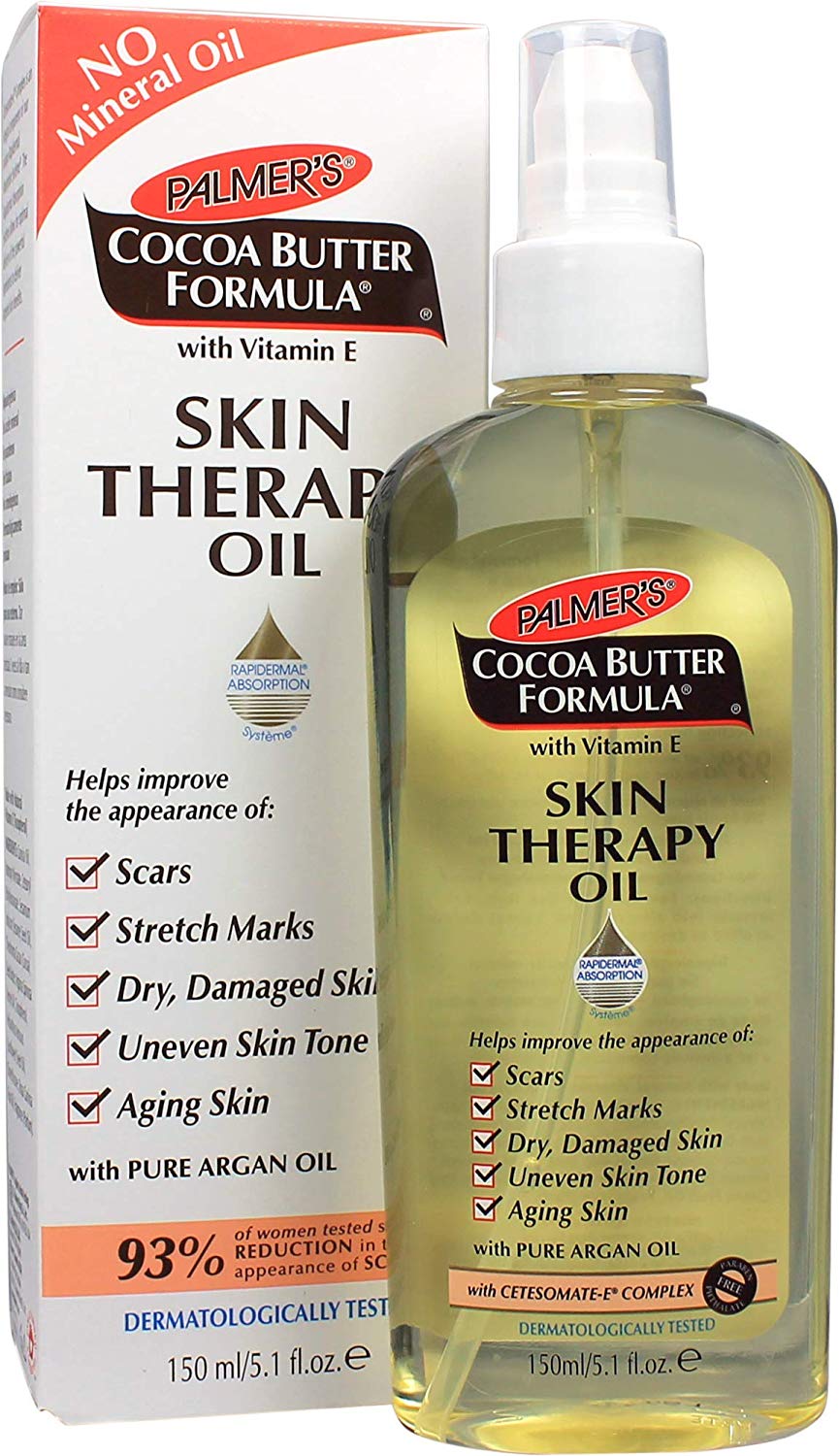 Palmer's Cocoa Butter Formula Skin Therapy Oil (Cocoa Butter Fragrance) 150ml, Clear, 150 ml (Pack of 1)