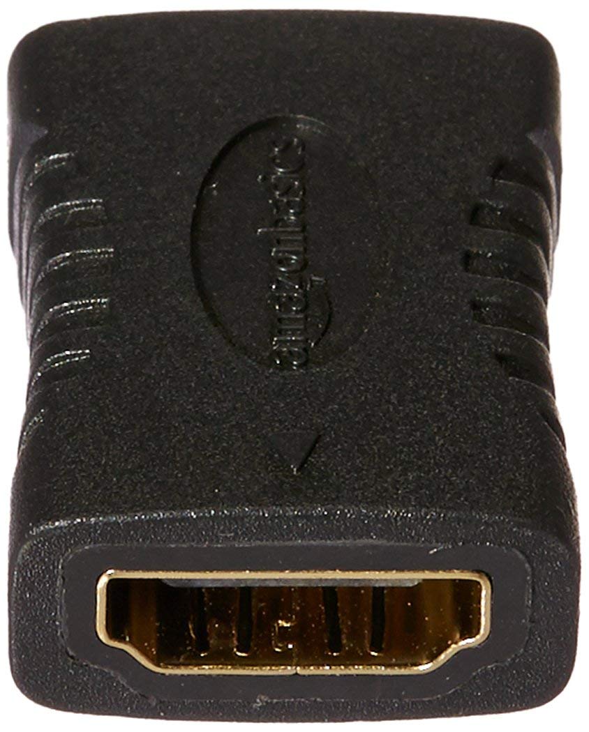 Amazon Basics HDMI Coupler 2 count (Pack of 1), 29 x 22mm, Black - Image 2