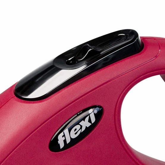 flexi New Classic Retractable Lead Cord, Medium, Red - Image 2