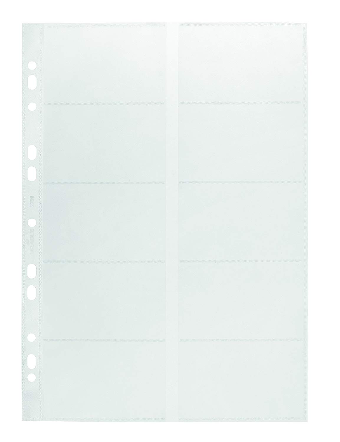 Durable Visifix Refill Set for A4 Business Card Album, transparent, DIN A4