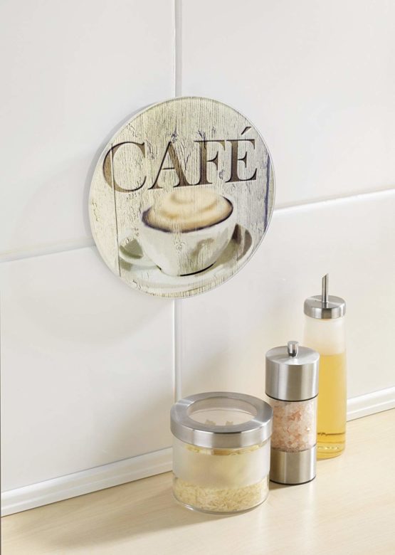 Wenko 53910100 Trivet Cross Coffee Glass Multi-Coloured 20.3 x 22.7 x 0.8 cm - Image 3