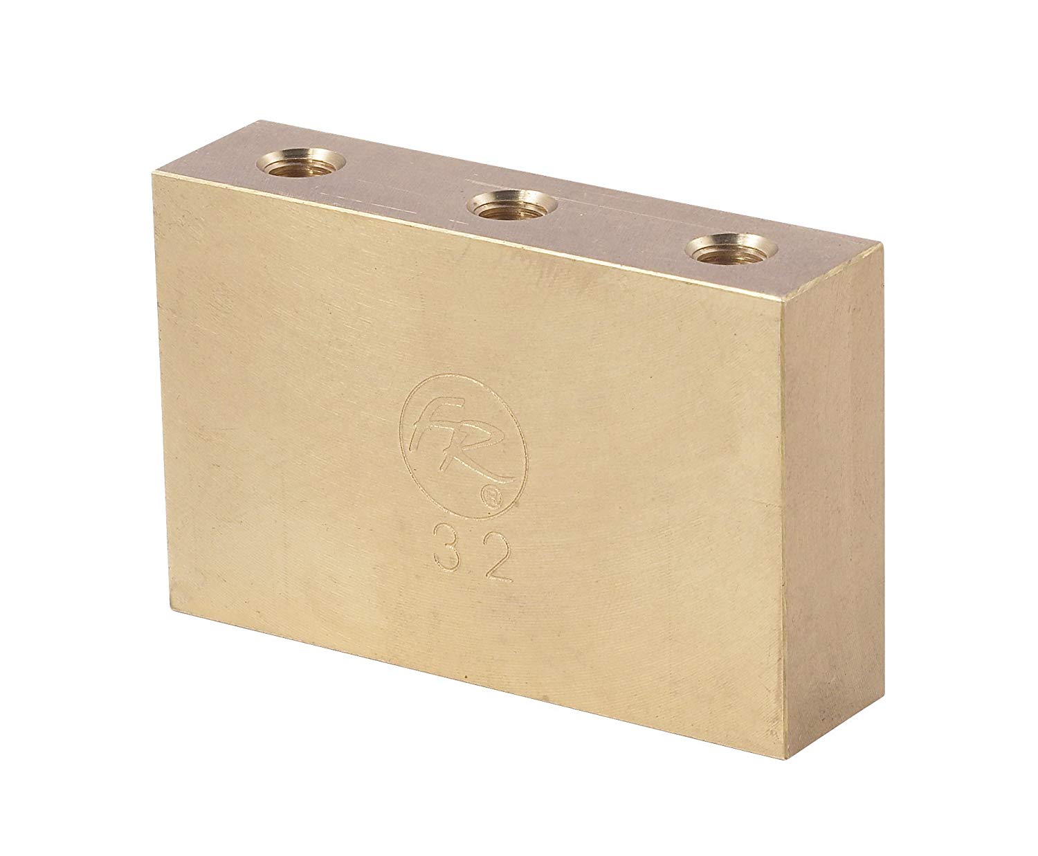 Floyd Rose FROFTB32 FLOYD ROSE BRASS FAT TREMOLO BLOCK - 32MM, Wood, Small