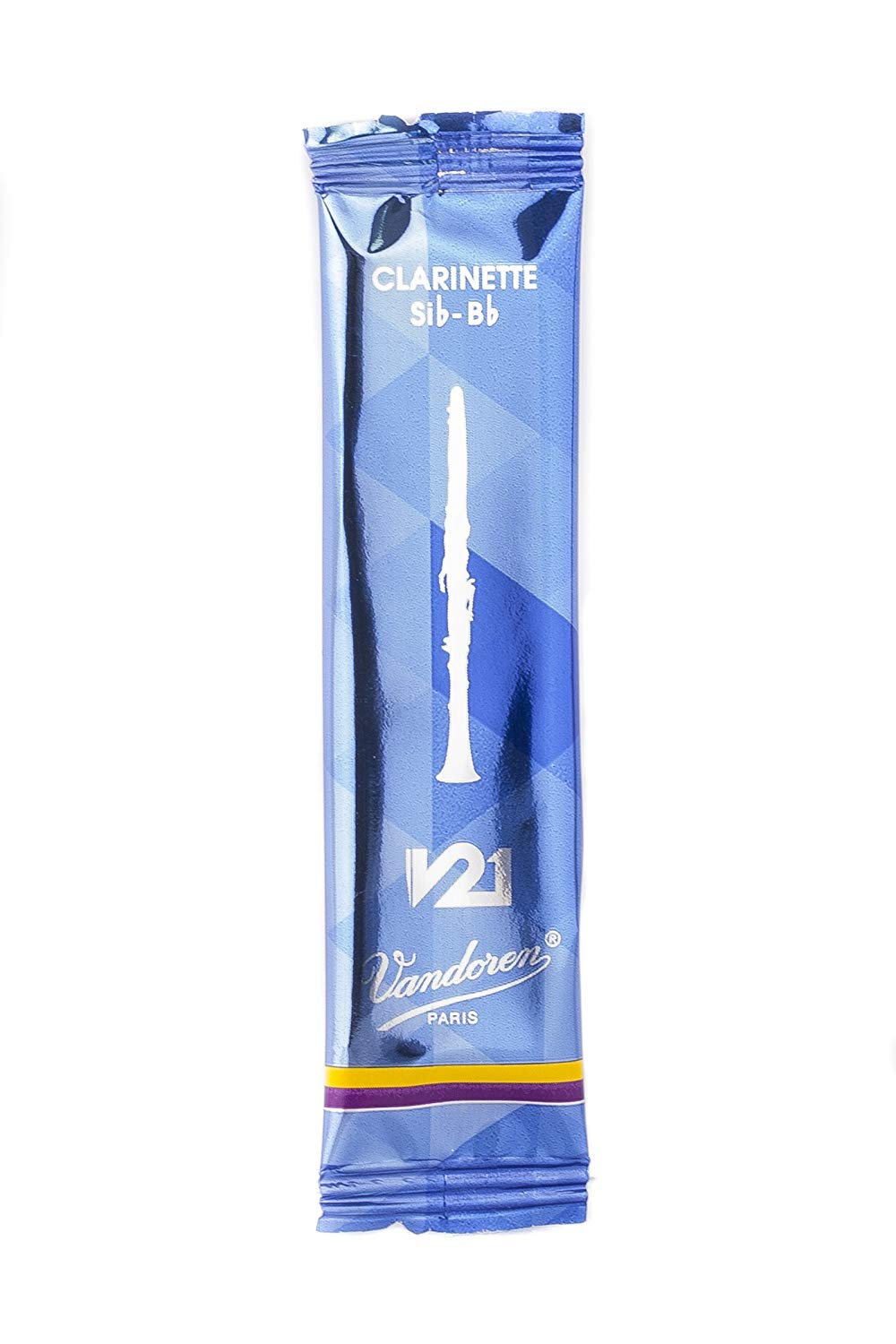 Vandoren V21 Bb clarinet reeds, box of 10 - Strength 3, blue - Image 3