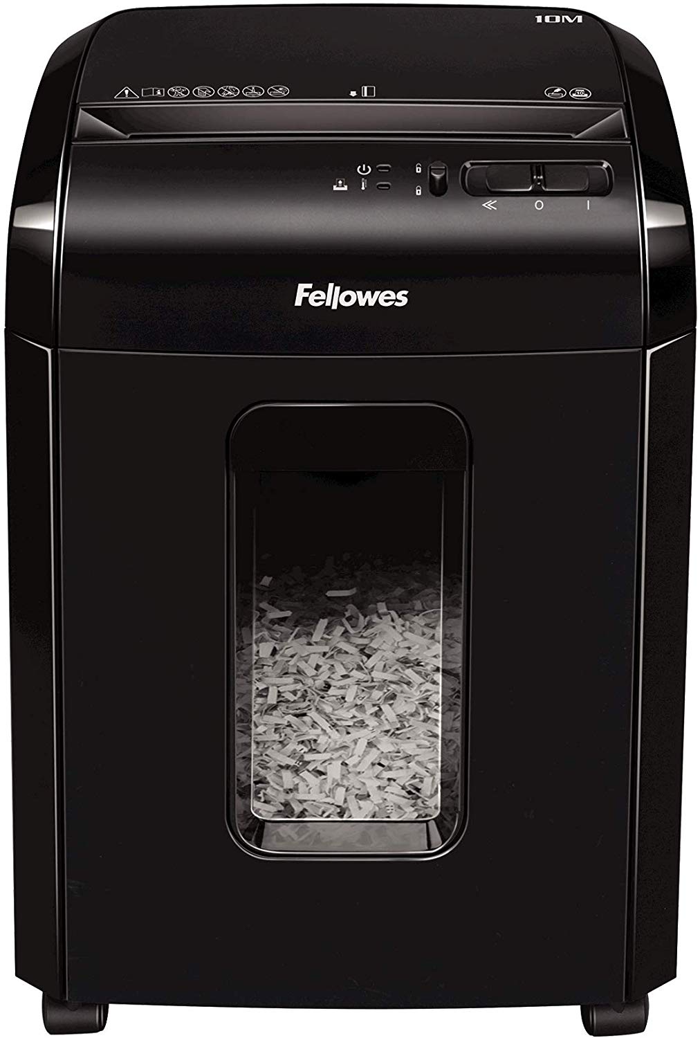 Fellowes Paper Shredder for Home Office Use, 10 Sheet Micro Cut Shredder for Home and Office Use