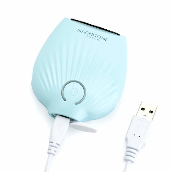 Magnitone GoBare! Rechargeable Waterproof Compact Mini Lady Shaver for Legs, Underarms and Bikini Line - Aqua - Image 3