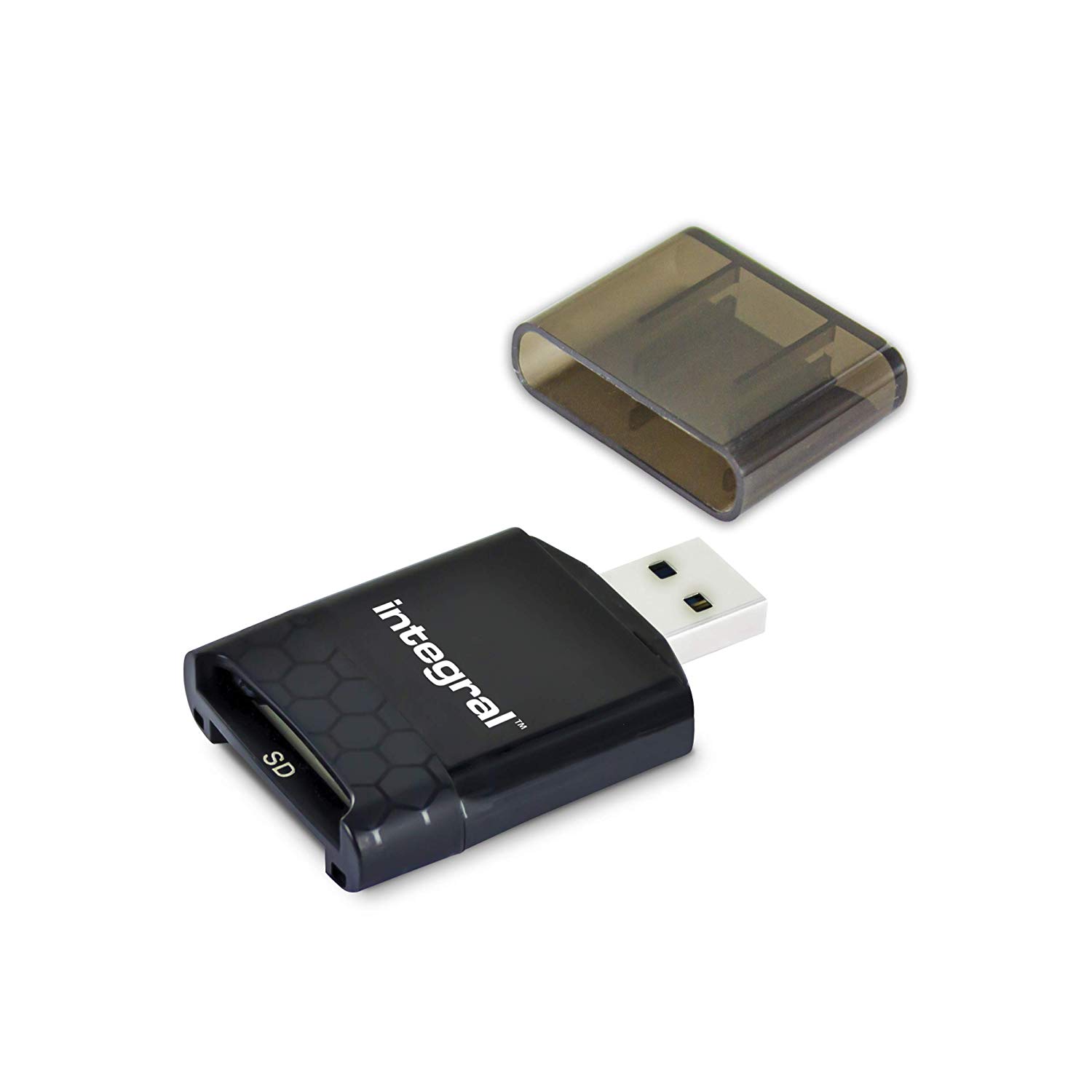 Integral Micro SD & SD UHS-ii, UHS-11, UHS-2 USB3.0 Dual Slot Memory Card Reader Adapter, SuperSpeed transfer