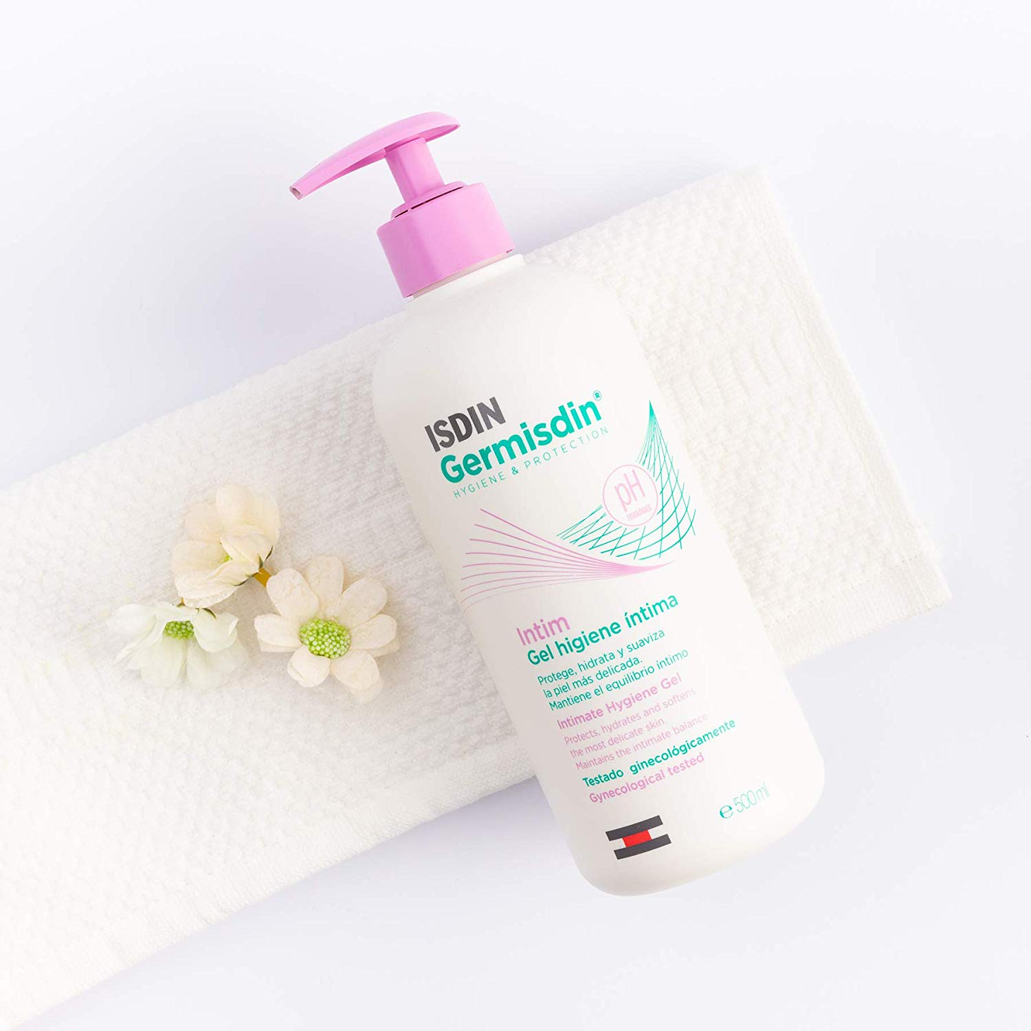 ISDIN Germisdin Intim Intimate Hygiene Gel (500ml), White, 567 g (Pack of 1) - Image 3
