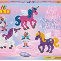 Malte Haaning Plastic 0644002 Hama Magical Horses Large Activity Box, Multicolour