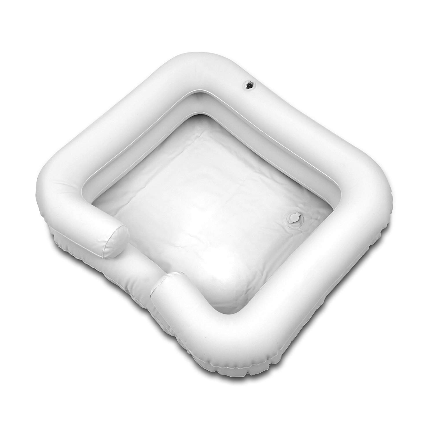 Ability Superstore Economy Inflatable Hair Washing Basin, White - Image 2